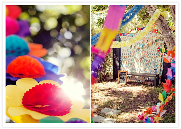 Colorful South African wedding Details Decor Real Weddings 100 Layer 