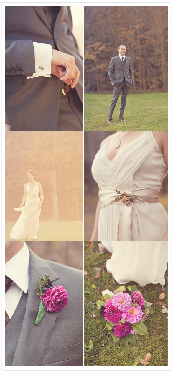 Autumn afternoon wedding