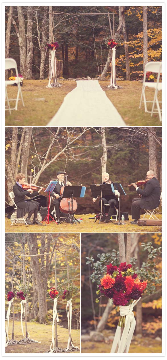 Autumn afternoon wedding