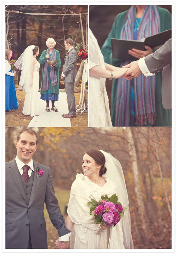 Autumn afternoon wedding