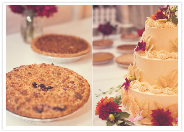 Autumn afternoon wedding