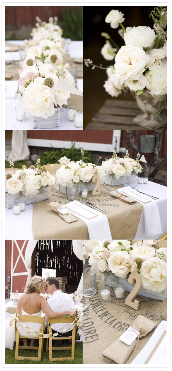 rustic elegance wedding inspiration Liz from The Parsonage really outdid