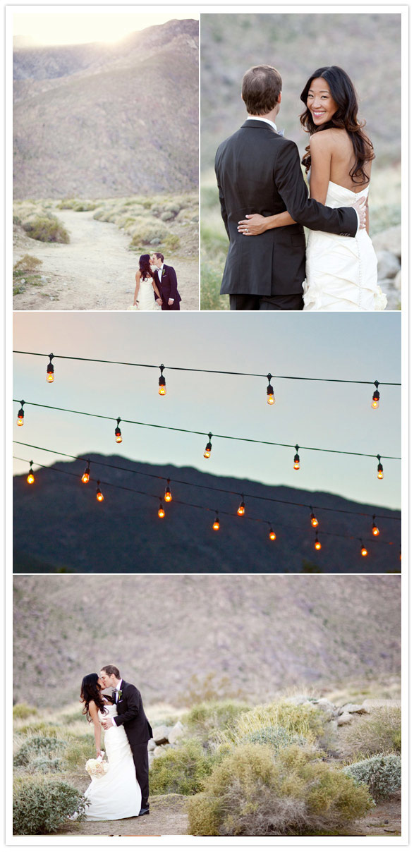 Rustic palm springs wedding