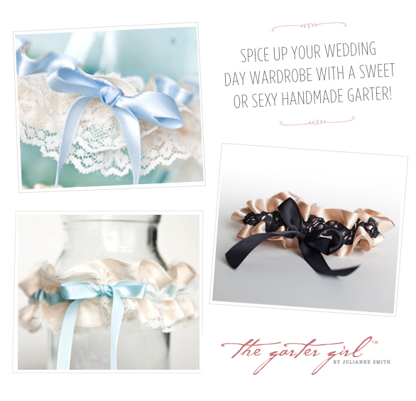 Snag a little something lacy to finish off your bridal look from the Garter 