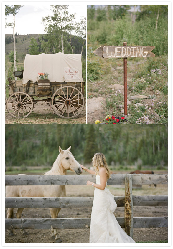 Rustic Colorado wedding