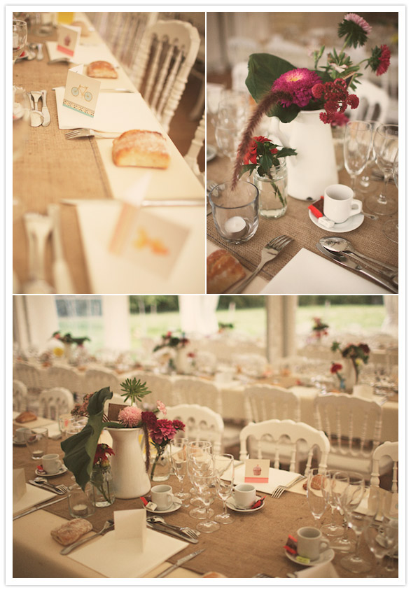 french country wedding Decorations were kept simple all DIY 