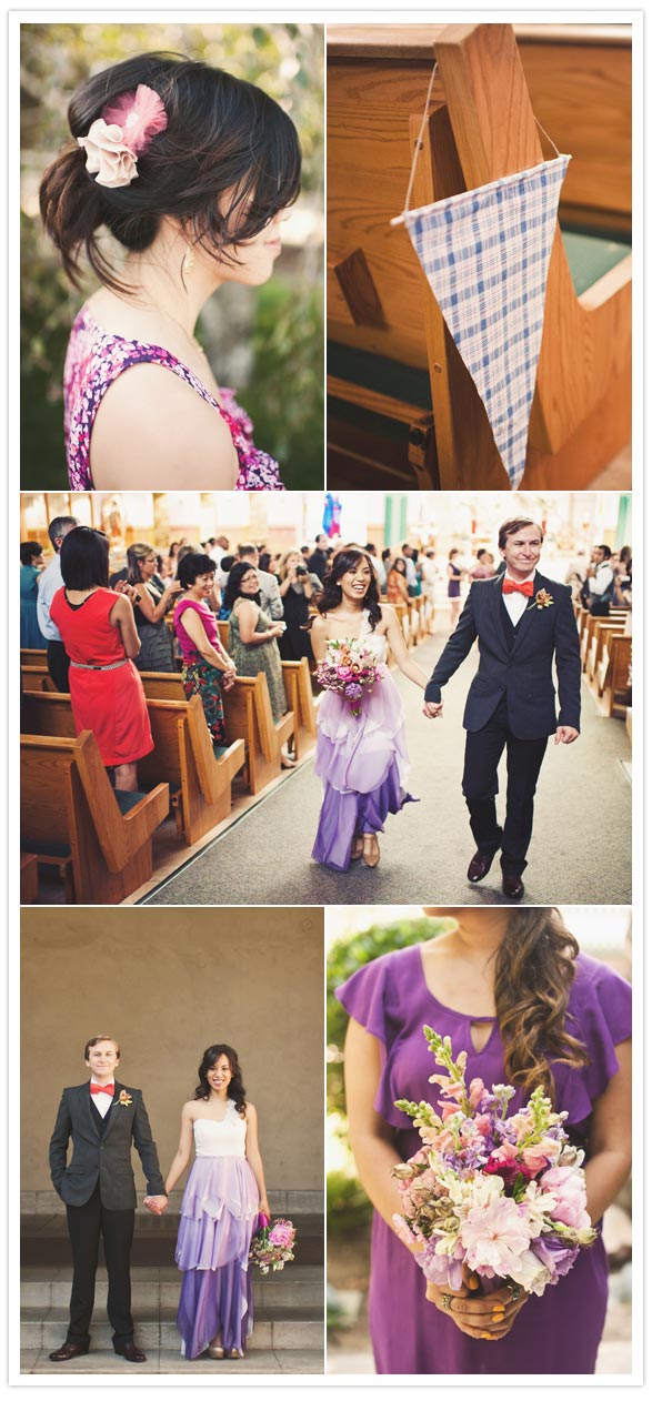 colorful-vintage-wedding-5 crafty vintage backyard wedding
