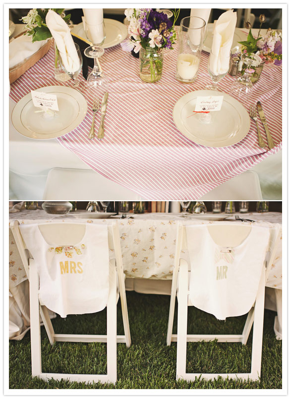 colorful-vintage-wedding-9 crafty vintage backyard wedding
