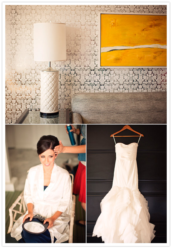 modern citrus california wedding