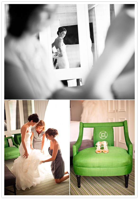 modern citrus california wedding
