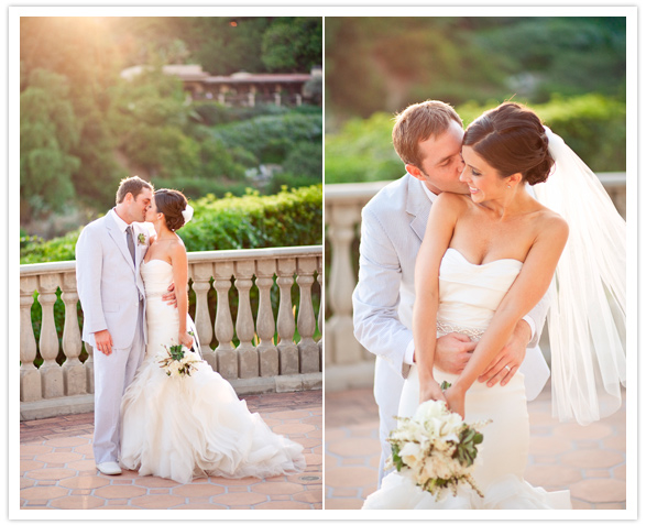 modern citrus california wedding
