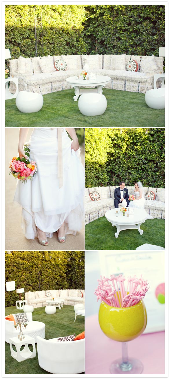 modern palm springs wedding