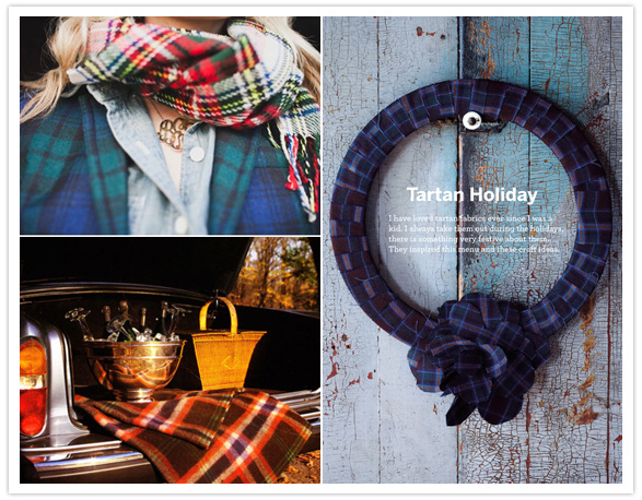 holiday decor ideas tartan