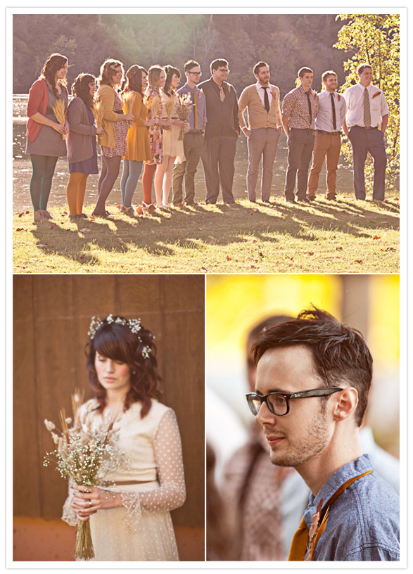 indie bridal party