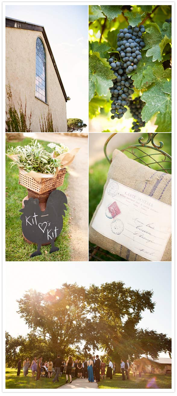 vintage vineyard wedding
