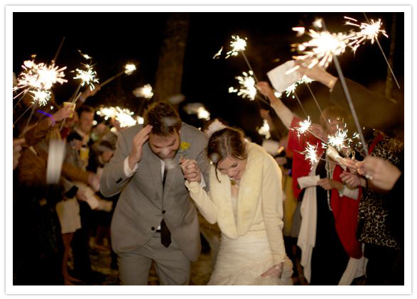 sparkler send off sparkler send off