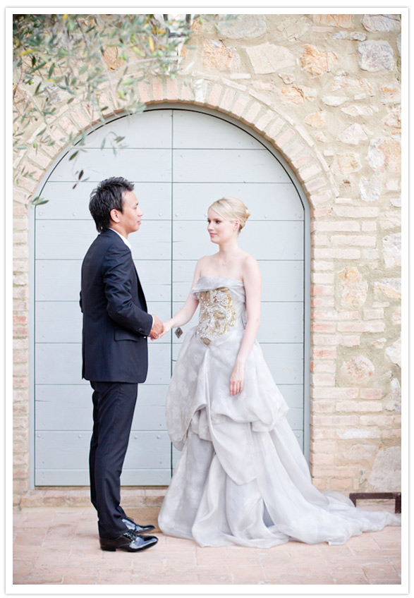 elegant bucolic tuscany wedding