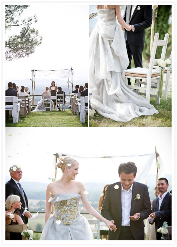elegant bucolic tuscany wedding