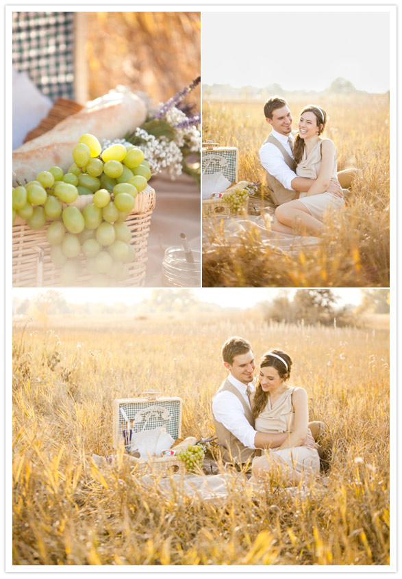 picnic engagement shoot 