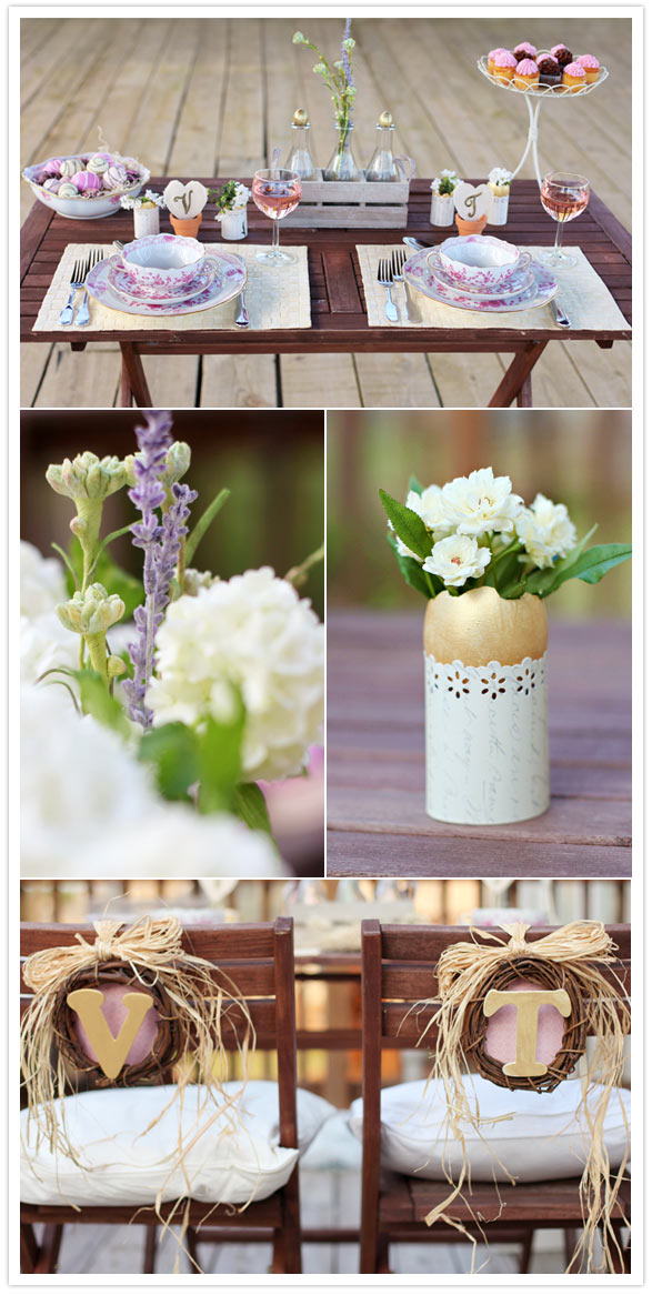 Easter styled shoot A great way to reuse those egg shells after making your