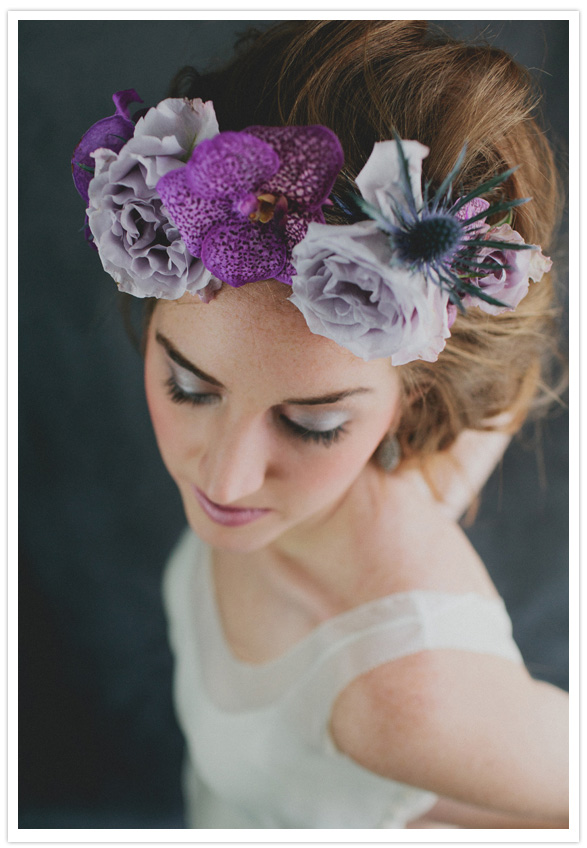 floral headpieces Photographer Jillian McGrath sums up the shoot 