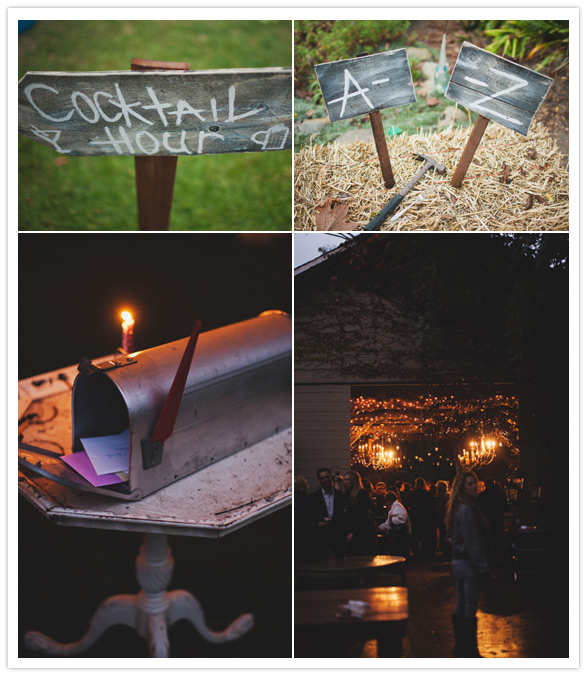 rainy california wedding
