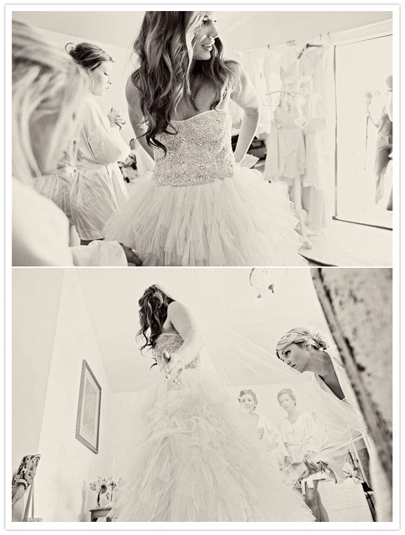 wedding-gown Monique Lhuiller bridal dress