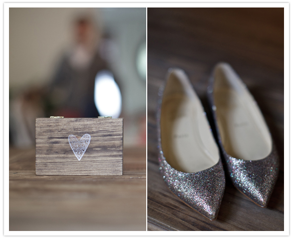 Gotta have some sparkly Christian Louboutins bunting wedding invites
