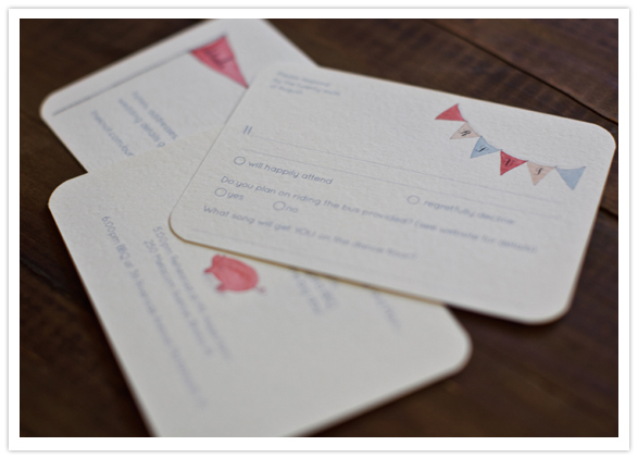 Gotta have some sparkly Christian Louboutins bunting wedding invites