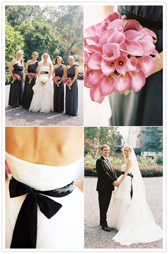 classic black and white new york wedding classic black and white new york wedding