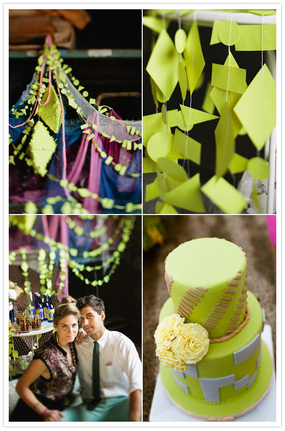 neon wedding inspiration Ok we're ready for the weekend to get here