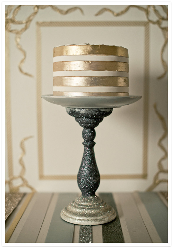 And the cake stand Make one yourself using a candlestick a fancy plate 