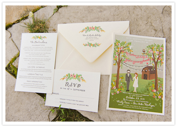 Michigan Farm Wedding Invitations Do you even need us to tell you who 