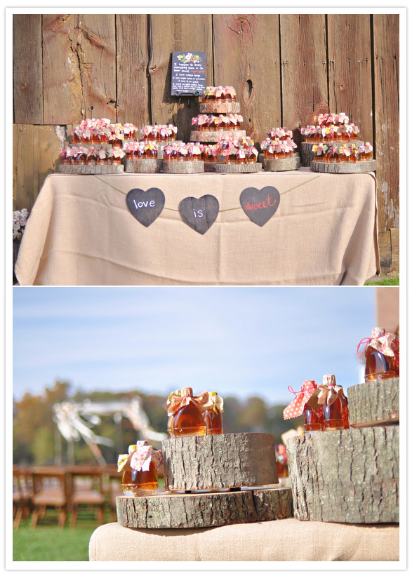 Maple Syrup Wedding Favors