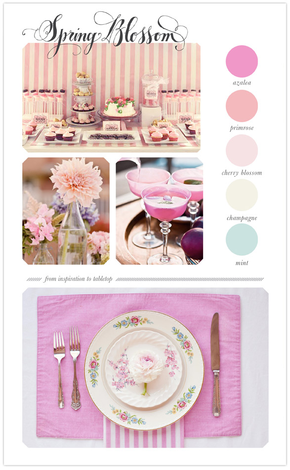 spring tabletop ideas If brighter and bolder colors are your thing make 