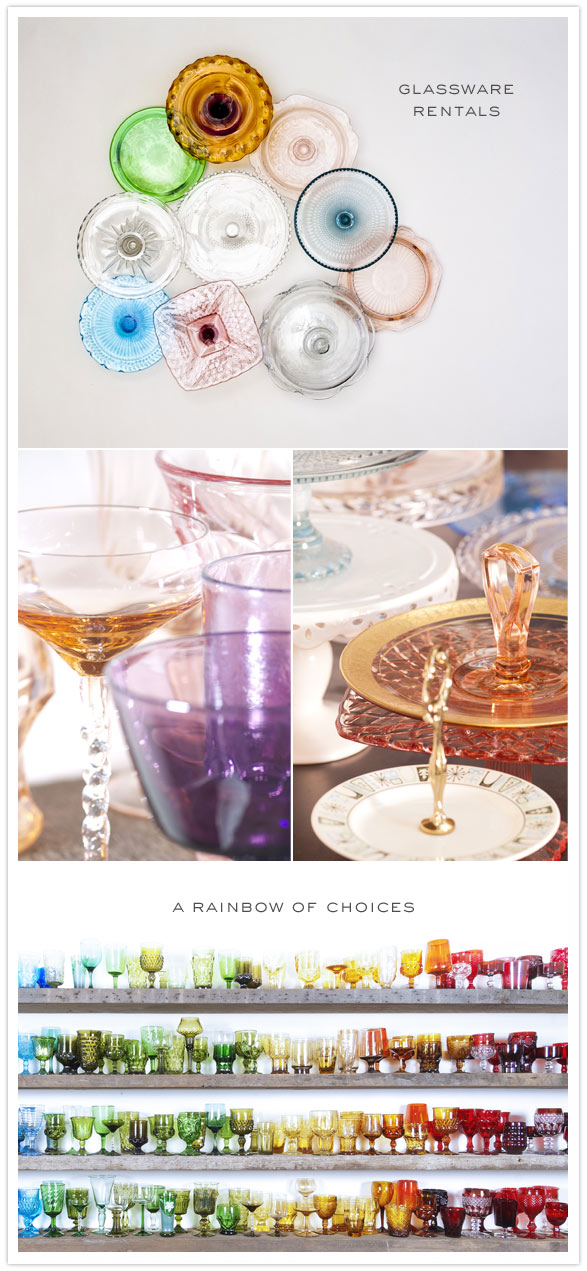 vintage glassware