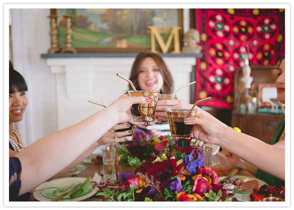 70's inspired bridal shower 