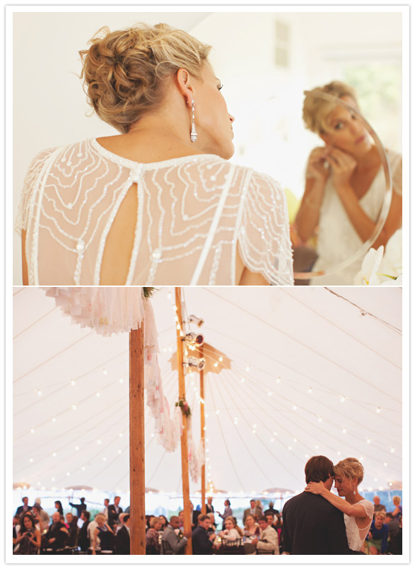 sperry tent wedding above photo by Rebecca Hansen Weddings 