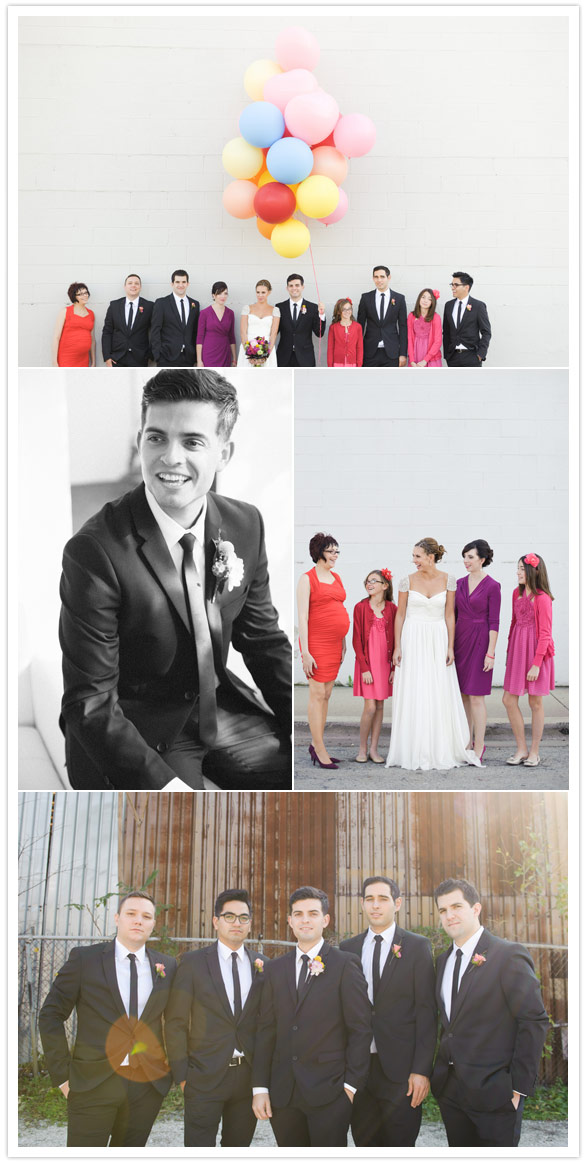 colorful modern chicago wedding colorful modern chicago wedding