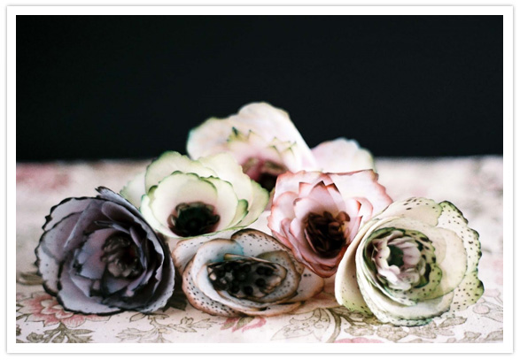 paper flower centerpiece