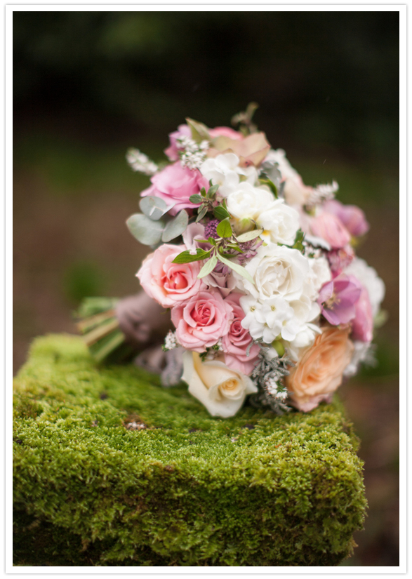 delicate purple, pink and white boquet delicate purple, pink and white boquet