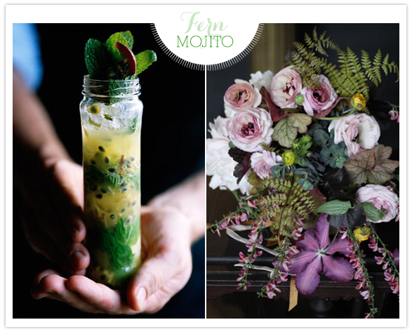 festive cocktails and pretty florals mojito party cocktails