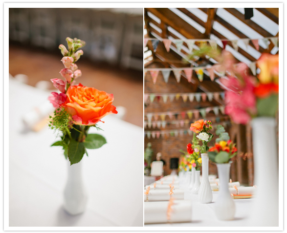 homemade bunting and simple flower buds homemade bunting and simple flower buds