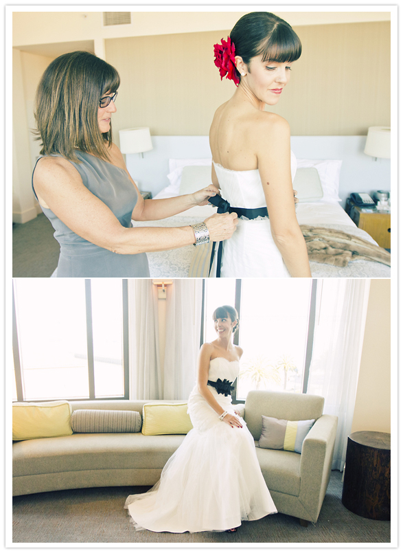 elegant wedding dress and black sash elegant wedding dress and black sash