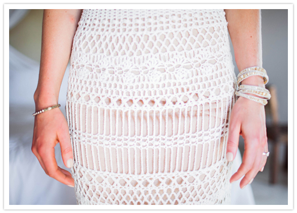 Catherine Malandrino dress and Chan Luu bracelets
