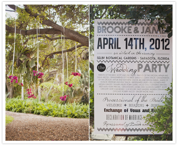 black & white poster wedding program