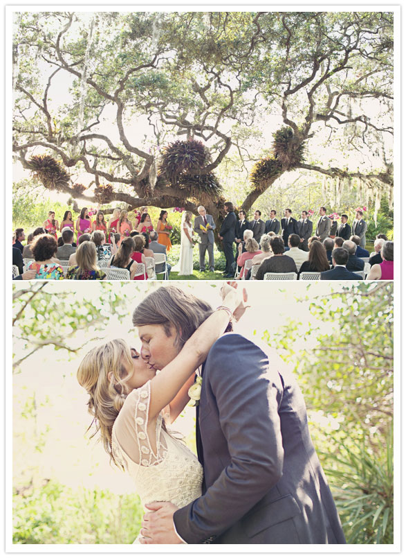 outdoor wedding ceremony