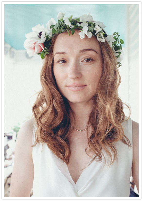 elegant flower crown