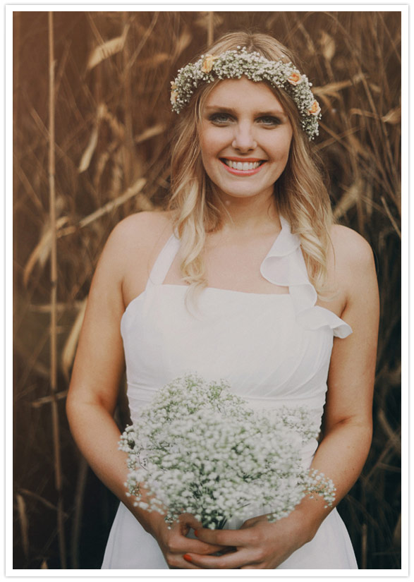 gypsophila bouquet and flower crown gypsophila bouquet and flower crown