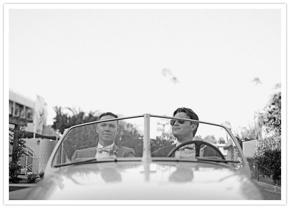 vintage groom's car
